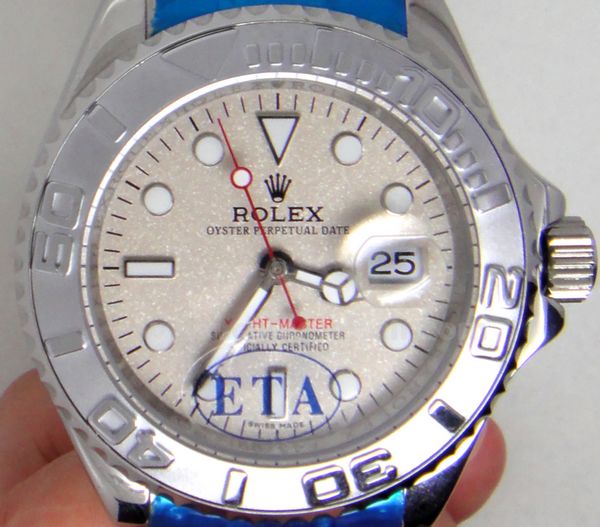 SWISS ETA 2836 MOVEMENT YACH-MASTER GRAY DIAL